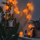 IKEA SOLVINDEN Girlanda Świetlna LED 12 Lampek Pomarańczowa 3,6 m 105.932.04