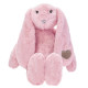 Króliczek pluszowy Beppe Missimo różowy 34 cm maskotka 13822