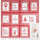 PAPIER OZDOBNY DOODLES AND TEXTS SCRAPBOOKING 30,5X30,5CM 180G 5 ARKUSZY EDYCJA LIMITOWANA
