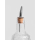 HOMLA BARREL butelka na oliwę ocet 500 ml szklana z dozownikiem 24 cm