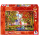 PUZZLE PQ 1000 KOŚCIÓŁEK W LESIE 112981
