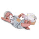 Lalka Antonio Juan Mia 50415 42 cm siusia + butelka koszyk smoczek Outlet
