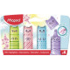 ZAKREŚLACZ MINI KAWAII PASTEL 4 KOLORY