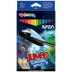 KREDKI OŁÓWKOWE TRÓJKĄTNE JUMBO COLORINO NASA 12 KOLORÓW