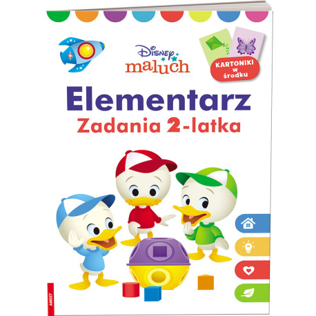 DISNEY MALUCH ELEMENTARZ ZADANIA 2-LATKA MCK-9201