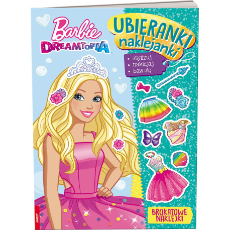 BARBIE DREAMTOPIA UBIERANKI, NAKLEJANKI SDU-1401