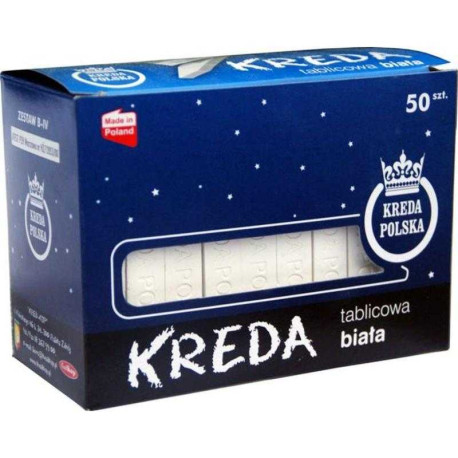 KREDA BIAŁA TABLICOWA B4 50 SZTUK