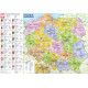 Polska Mapa ogólno geograficzna i administracyjno-samochodowa 1:1 400 000