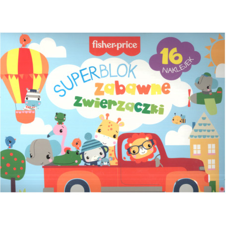 FISHER PRICE SUPERBLOK ZABAWNE ZWIERZACZKI 2+