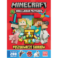 POSZUKIWACZE SKARBÓW. NAKLEJKOWA PRZYGODA. MINECRAFT