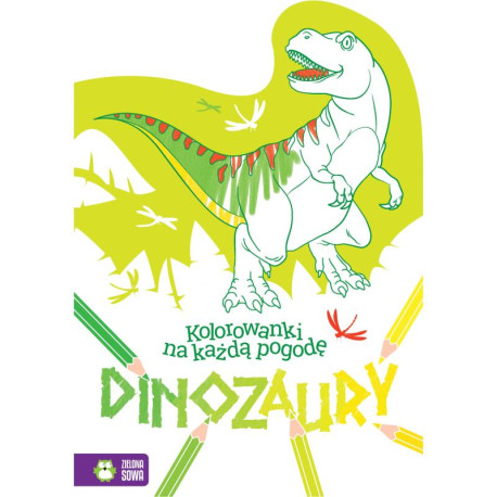 DINOZAURY KOLOROWANKI NA KAŻDĄ POGODĘ 4+