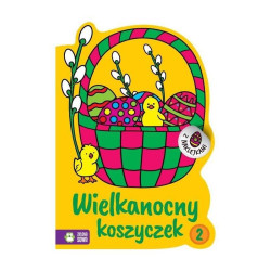 WIELKANOCNY KOSZYCZEK Z NAKLEJKAMI  4+