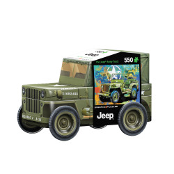 Puzzle 550 el. Military Jeep Tin 8551-5598 Eurographics
