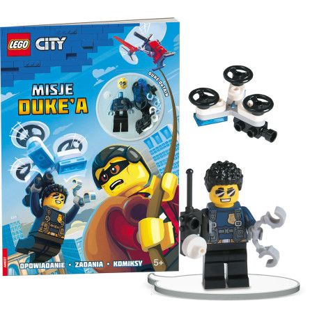 LEGO CITY MISJE DUKEA Z MINIFIGURKĄ PORUCZNIKA DUKE DETAIN LNC-6020