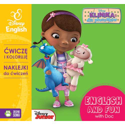 ĆWICZĘ I KOLORUJĘ Z NAKLEJKAMI Z DOSIĄ DISNEY ENGLISH