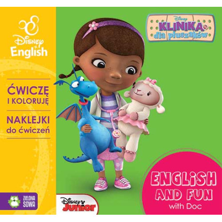 ĆWICZĘ I KOLORUJĘ Z NAKLEJKAMI Z DOSIĄ DISNEY ENGLISH