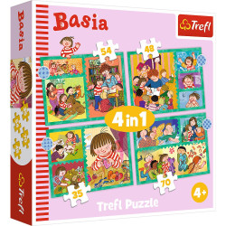 Puzzle 4w1. Przygody Basi Trefl