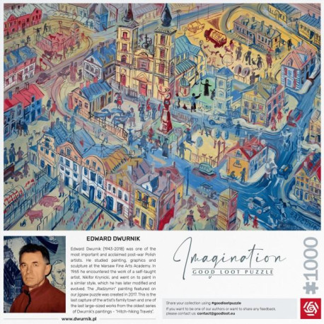 Puzzle 1000 el. Imagination: Edward Dwurnik Radzymin Good Loot