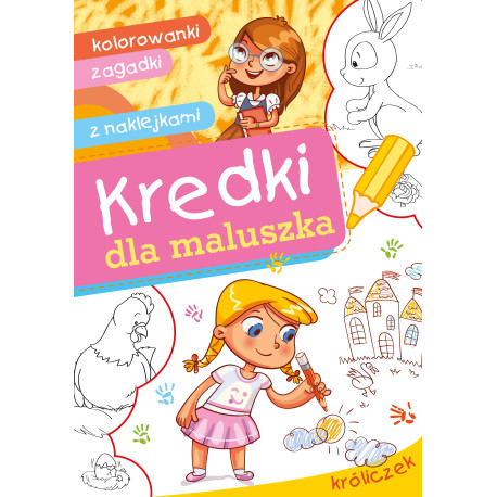 Króliczek. Kredki dla maluszka Dorota Krassowska